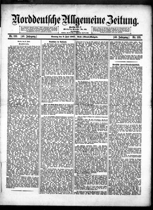 Norddeutsche allgemeine Zeitung vom 09.06.1907