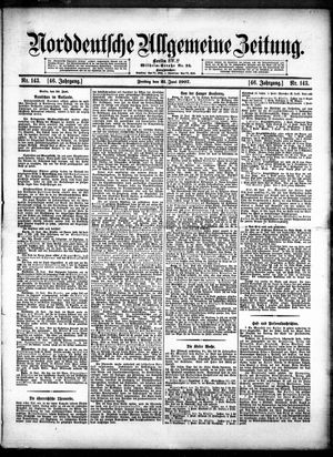 Norddeutsche allgemeine Zeitung vom 21.06.1907