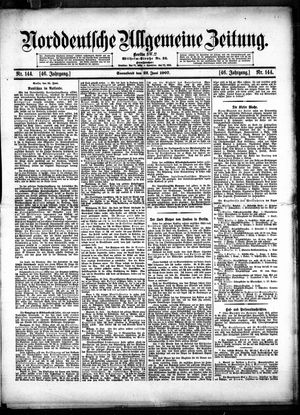 Norddeutsche allgemeine Zeitung on Jun 22, 1907