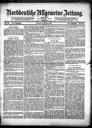 Norddeutsche allgemeine Zeitung vom 26.06.1907