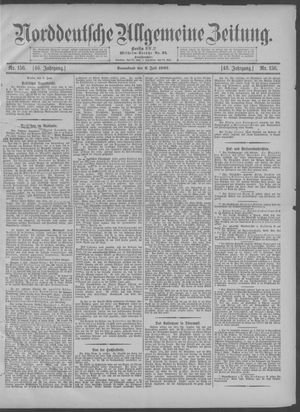 Norddeutsche allgemeine Zeitung vom 06.07.1907