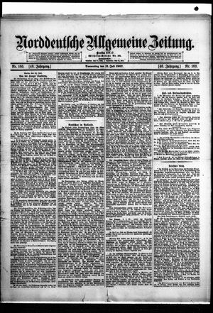 Norddeutsche allgemeine Zeitung vom 11.07.1907
