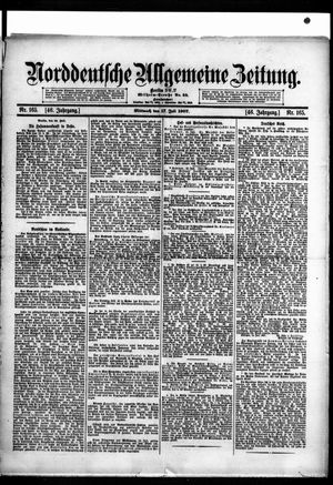 Norddeutsche allgemeine Zeitung vom 17.07.1907