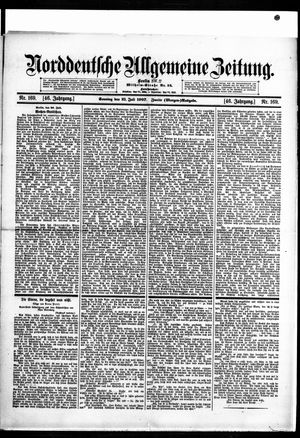 Norddeutsche allgemeine Zeitung vom 21.07.1907