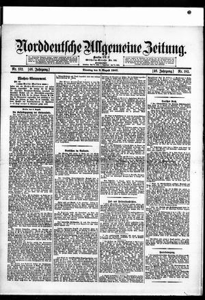 Norddeutsche allgemeine Zeitung vom 06.08.1907