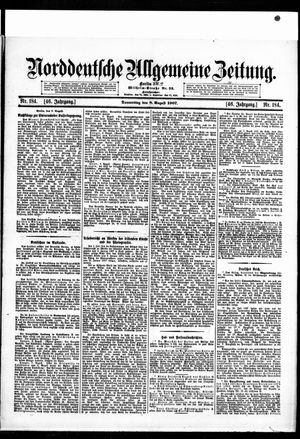 Norddeutsche allgemeine Zeitung vom 08.08.1907