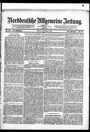 Norddeutsche allgemeine Zeitung vom 16.08.1907