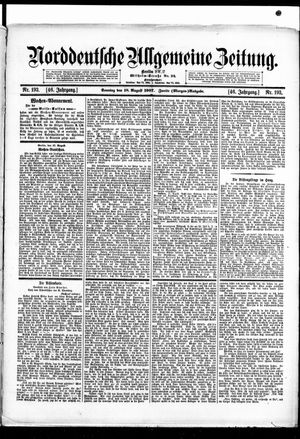 Norddeutsche allgemeine Zeitung vom 18.08.1907