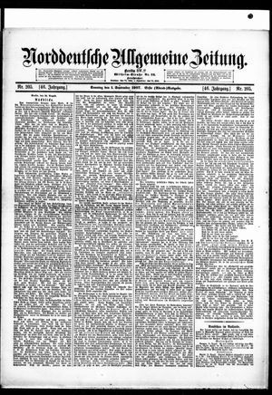 Norddeutsche allgemeine Zeitung vom 01.09.1907