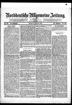 Norddeutsche allgemeine Zeitung vom 03.09.1907