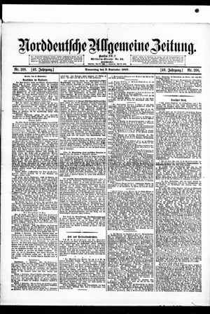Norddeutsche allgemeine Zeitung vom 05.09.1907