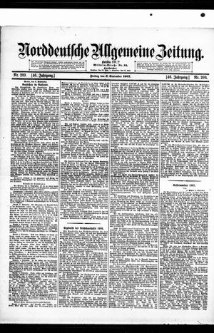 Norddeutsche allgemeine Zeitung vom 06.09.1907