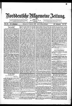 Norddeutsche allgemeine Zeitung vom 08.09.1907