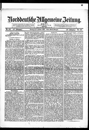 Norddeutsche allgemeine Zeitung vom 06.10.1907