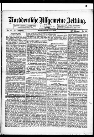 Norddeutsche allgemeine Zeitung vom 26.10.1907