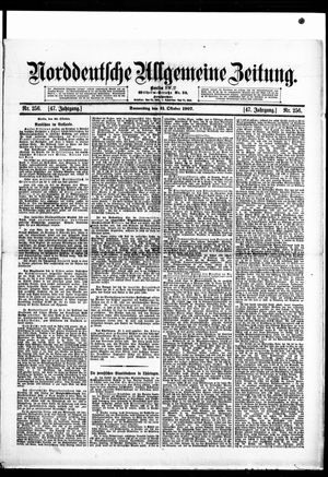 Norddeutsche allgemeine Zeitung vom 31.10.1907