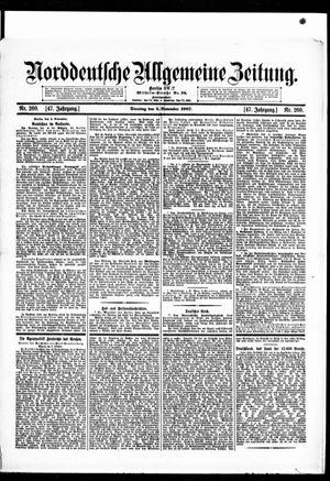 Norddeutsche allgemeine Zeitung vom 05.11.1907
