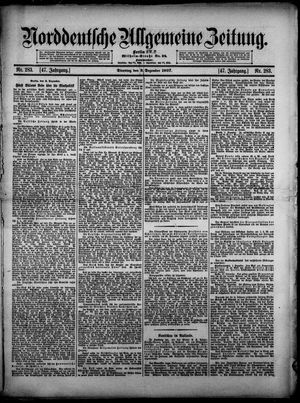 Norddeutsche allgemeine Zeitung vom 03.12.1907