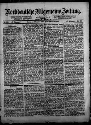 Norddeutsche allgemeine Zeitung vom 08.12.1907