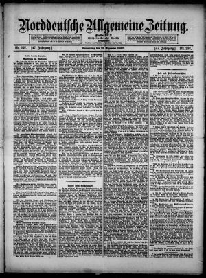 Norddeutsche allgemeine Zeitung vom 19.12.1907