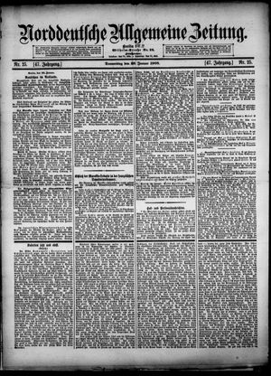 Norddeutsche allgemeine Zeitung vom 30.01.1908