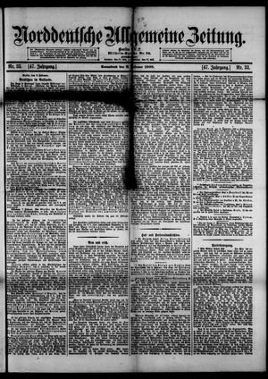 Norddeutsche allgemeine Zeitung vom 08.02.1908
