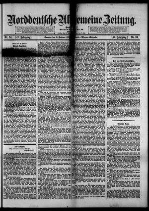 Norddeutsche allgemeine Zeitung on Feb 9, 1908