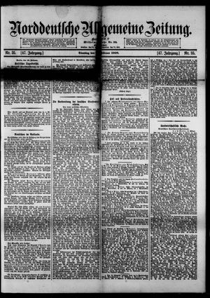 Norddeutsche allgemeine Zeitung vom 11.02.1908