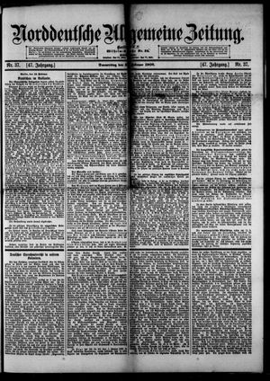 Norddeutsche allgemeine Zeitung vom 13.02.1908