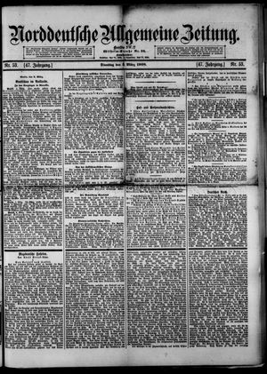 Norddeutsche allgemeine Zeitung on Mar 3, 1908