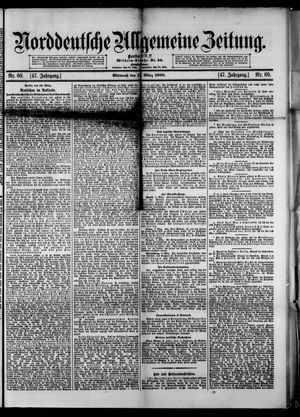 Norddeutsche allgemeine Zeitung vom 11.03.1908