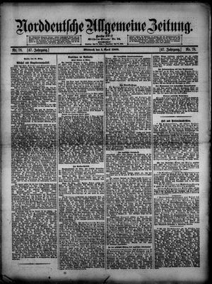 Norddeutsche allgemeine Zeitung on Apr 1, 1908