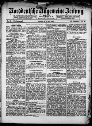 Norddeutsche allgemeine Zeitung vom 11.04.1908