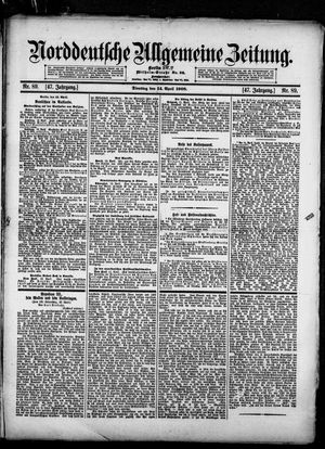 Norddeutsche allgemeine Zeitung vom 14.04.1908
