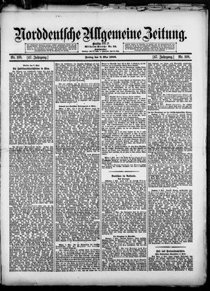 Norddeutsche allgemeine Zeitung on May 8, 1908