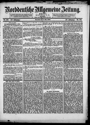 Norddeutsche allgemeine Zeitung vom 09.05.1908