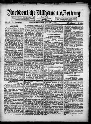 Norddeutsche allgemeine Zeitung vom 10.05.1908