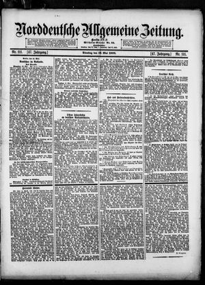 Norddeutsche allgemeine Zeitung vom 12.05.1908