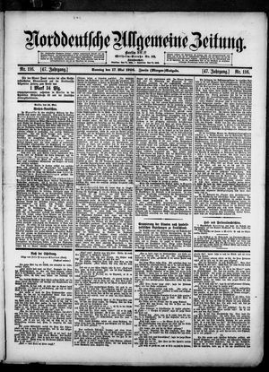 Norddeutsche allgemeine Zeitung vom 17.05.1908