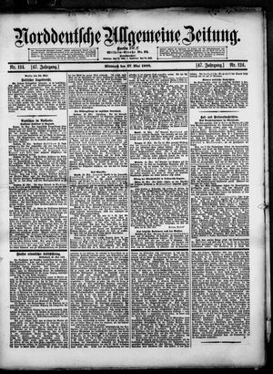 Norddeutsche allgemeine Zeitung on May 27, 1908