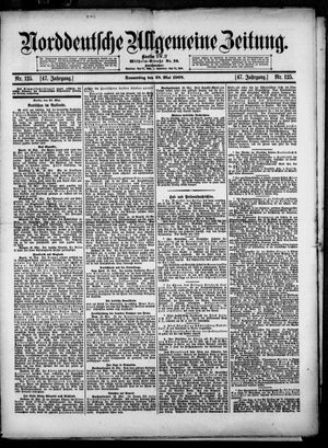 Norddeutsche allgemeine Zeitung vom 28.05.1908
