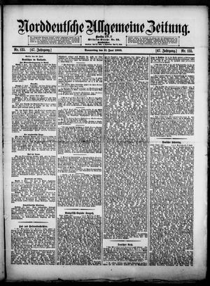 Norddeutsche allgemeine Zeitung vom 11.06.1908