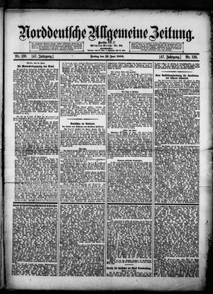 Norddeutsche allgemeine Zeitung vom 12.06.1908