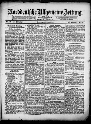 Norddeutsche allgemeine Zeitung vom 18.06.1908