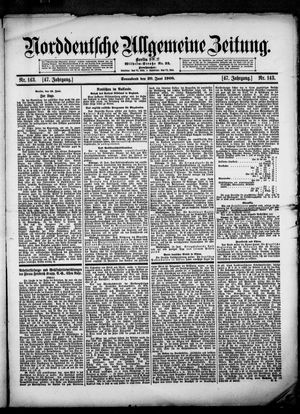 Norddeutsche allgemeine Zeitung on Jun 20, 1908