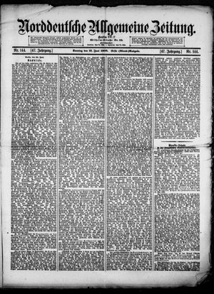 Norddeutsche allgemeine Zeitung vom 21.06.1908