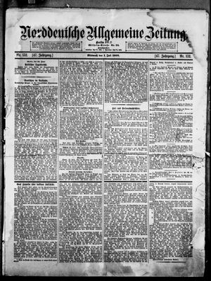 Norddeutsche allgemeine Zeitung vom 01.07.1908