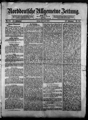 Norddeutsche allgemeine Zeitung vom 03.07.1908