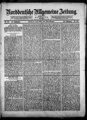 Norddeutsche allgemeine Zeitung vom 05.07.1908