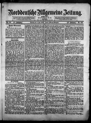 Norddeutsche allgemeine Zeitung vom 05.07.1908